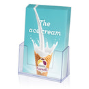 Porte-Brochures en acrylique à espace supplémentaire