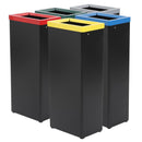 Poubelle de tri en acier 42 litres