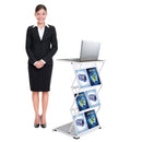 Folderhouder A4 - 6x Opvouwbaar met Balie