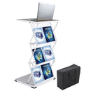 Folderhouder A4 - 6x Opvouwbaar met Balie