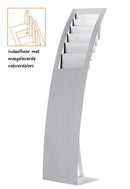 Porte Brochures A4 Sur Pied Incurvé
