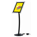 Présentoir sur pied avec éclairage LED