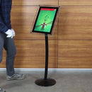 Présentoir sur pied avec éclairage LED