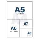 Mini Krijtbord Labels Wit