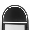 Stoepbord Staal Rond Zwart