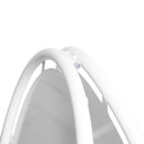 Stoepbord Staal Inklapbaar Wit