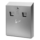 Wandasbak Buiten RVS met Frontinworp