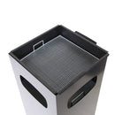 Vierkante Buitenafvalbak Met Asbak 70 Liter