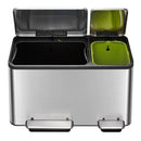 EKO Ecocase Recycler Double Pedaalemmer 30+15 Litre