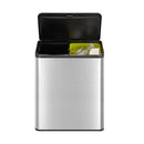 EKO Essential Touch Bin Recycler Duo 2 x 20 Liter
