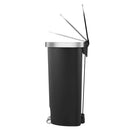 EKO Hana Halfronde Pedaalemmer 55 Liter Zwart