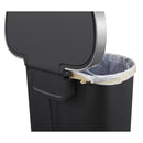 EKO Hana Halfronde Pedaalemmer 55 Liter Zwart