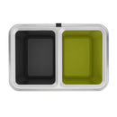 EKO Laguna Slim Duo Prullenbak Open Top 2 x 10 liter