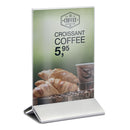 Porte-menu en acier inoxydable