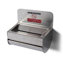 Wandasbak Mini RVS met Frontinworp Buiten