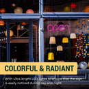 Panneau néon LED OPEN Rose