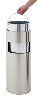 Poubelle à déchets Caesar en inox.