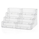 Porte-cartes de visite en acrylique à 8 compartiments