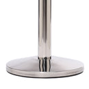 Poteau de délimitation avec bande rétractable de 490 cm en chrome