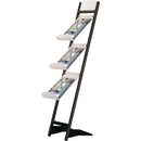 Porte Brochures sur pied noir