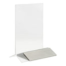 Porte-menu en acier inoxydable