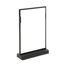 Porte-affiche avec support en T noir