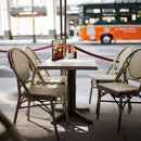 Porte-affiche avec support en T noir