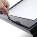 Présentoir de menu extérieur noir pour 2xA4