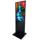 Totem d’affichage digital LG 43" 4K – Écran publicitaire noir autoportant – Utilisation 24/7 – Avec gestion web, Content Planner, CMS & éditeur intégré