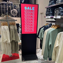 43" LG 4K Digitale Signage Totem – Vrijstaand Zwart Reclamescherm – 24/7 Gebruik – Met Webbeheer, Content Planner, CMS & Ingebouwde Editor