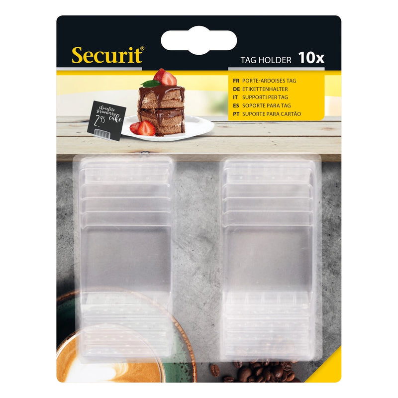 Supports en acrylique pour étiquettes mini-tableaux à craie 10x