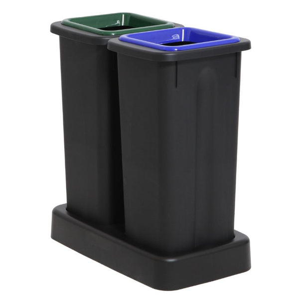 Système de tri des déchets 2x 20 litres