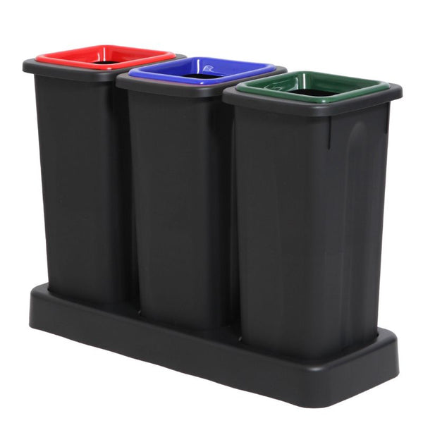 Poubelle de tri - Système de tri 3x 20 litres