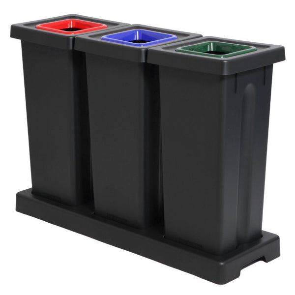 Poubelle de tri Système de tri 3x 53 litres