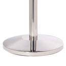 Afzetpaal Zilver met Kroon voor Koord