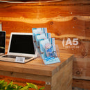 Porte-Brochures en acrylique à 3 compartiments pour table et comptoir