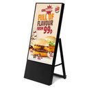 Digitaal Stoepbord met 43inch Samsung Scherm Zwart