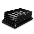 Porte-Brochures Pliable Zigzag Noir