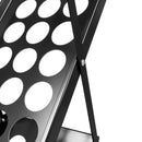 Porte-Brochures Pliable Zigzag Noir