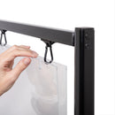 Présentoir avec Grand Cadre à Clic Noir