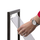 Présentoir sur pied ECO avec cadre à clip Premium