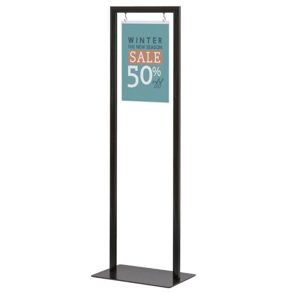 Présentoir sur pied ECO avec cadre à clip Premium