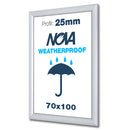 Cadre clic-clac 25mm étanche