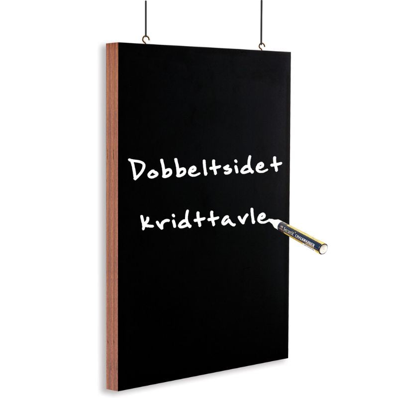 Krijtbord Dubbelzijdig Hangend