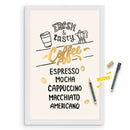 Tableau noir en bois Woody Blanc