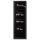 Tableau noir Natura Noir Rectangulaire