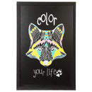 Tableau Noir en bois Woody noir