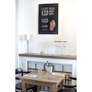 Tableau Noir en bois Woody noir