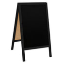 Krijtstoepbord 51x90cm