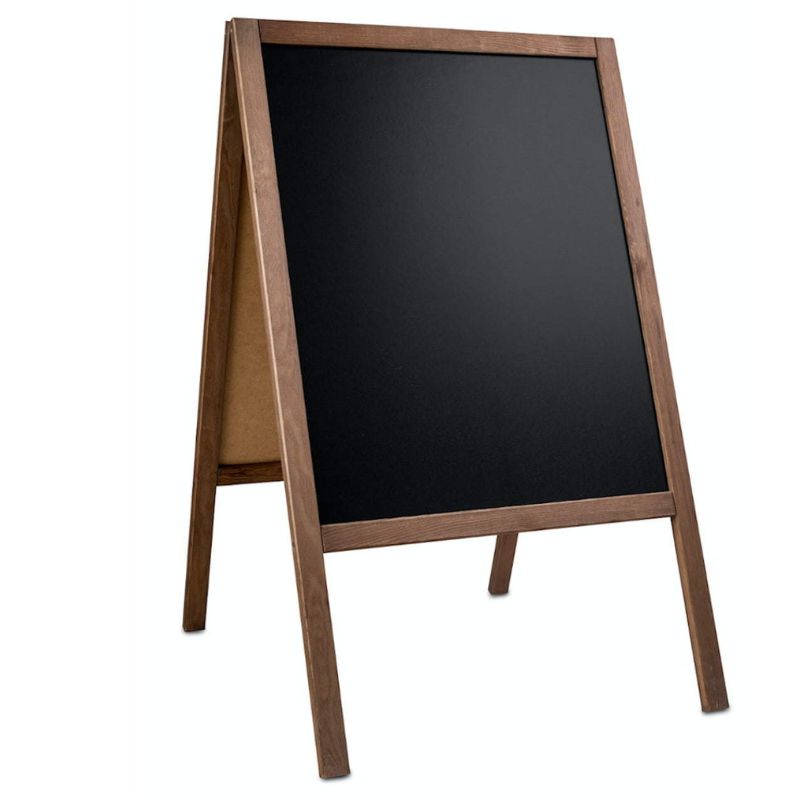 Krijtstoepbord 60x100cm Klassiek Hout